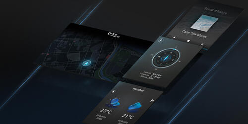 Hyundai Infotainment System - Aqua Design | 2020